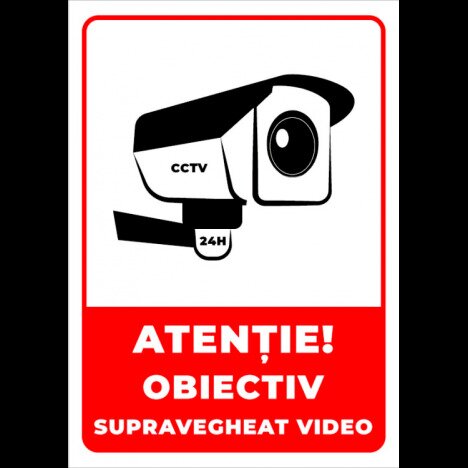 indicator rosu  obiectiv supravegheat video